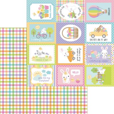 Doodlebug Hippity Hoppity Designpapier - Easter Basket